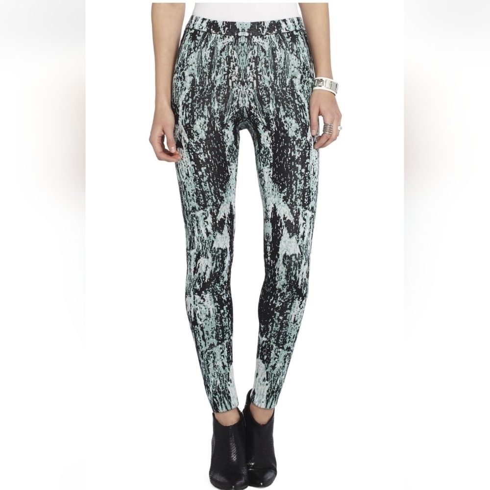 BCBGMAXAZRIA Alder Style 70%Silk Cotton Blend Leggings Size XXS